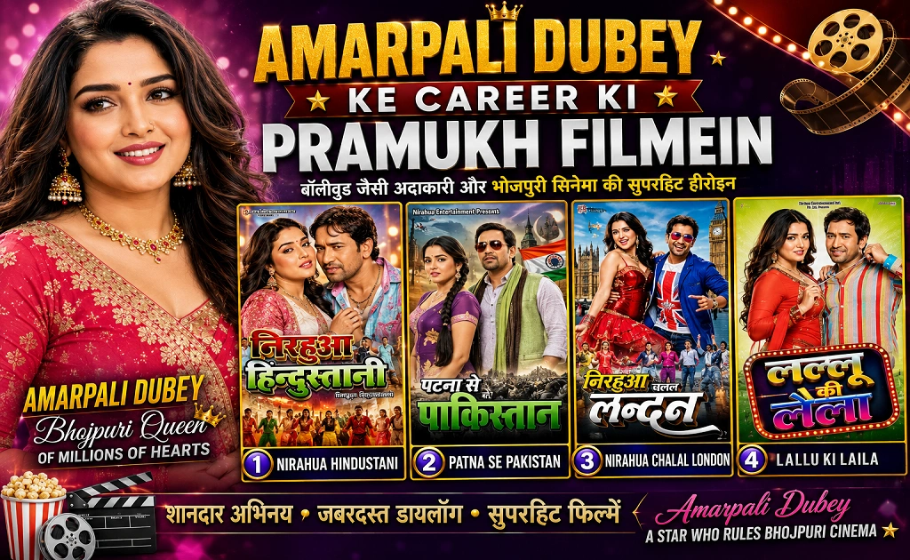 Amarpali Dubey Ke Career Ki Pramukh Filmein