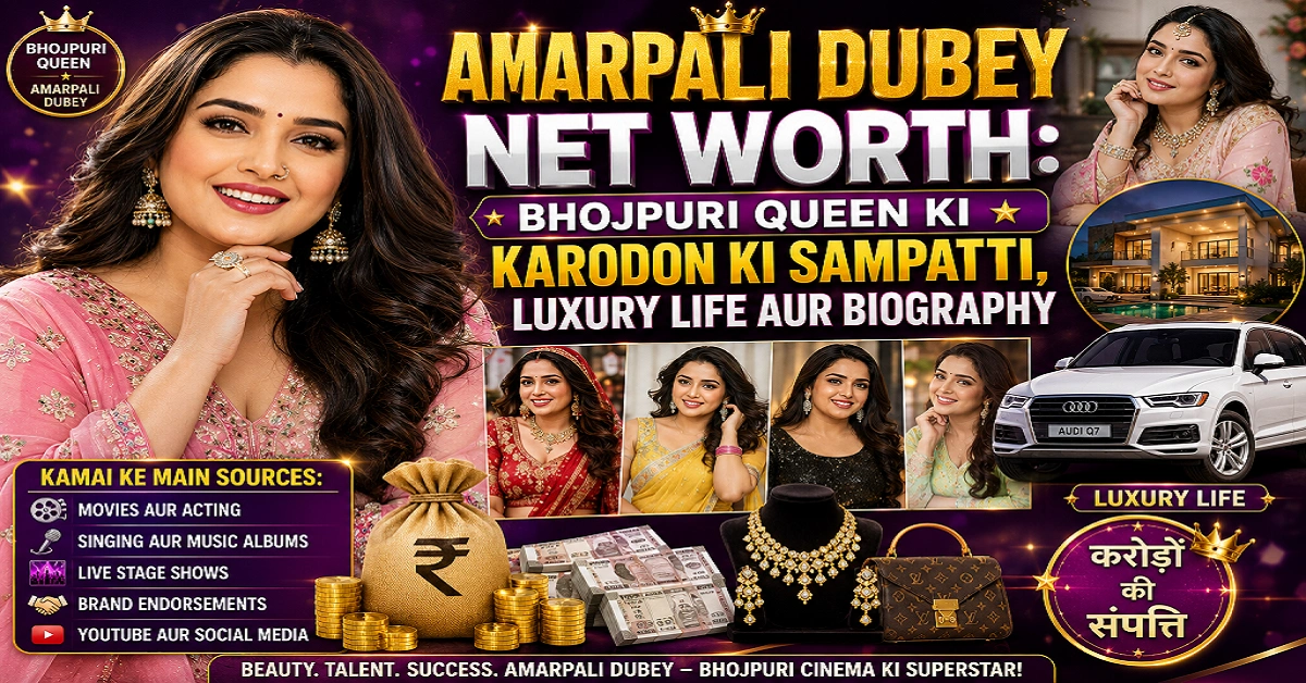 Amarpali Dubey Net Worth: Bhojpuri Queen Ki Karodon Ki Sampatti, Luxury Life Aur Biography